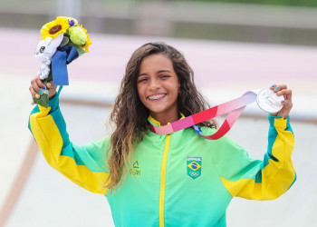 Maranhense de 13 anos, Rayssa Leal, é a mais jovem medalhista olímpica do Brasil